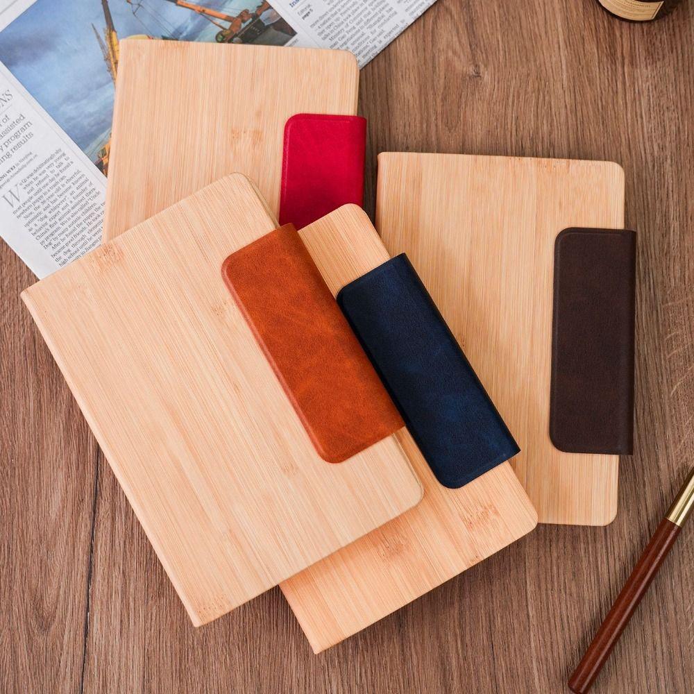 PU Leather Cover A5 Notebook 200 Pages Diary Fashion Business Office Notepad Office School Supply