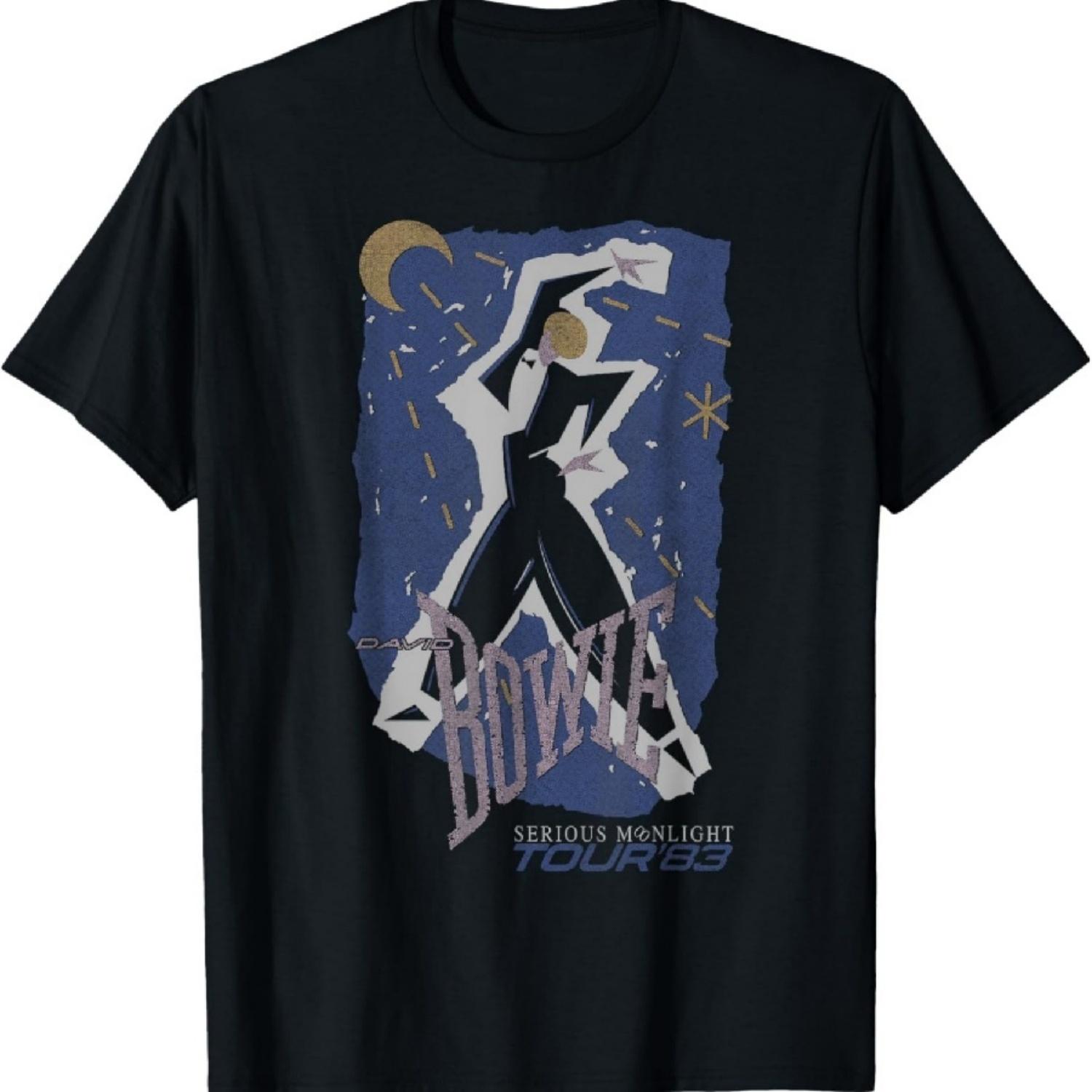 

Девід Боуї - Футболка з туру Serious Moonlight 1983 XXL чорний