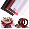 Tenare 20 Pcs Waterproof Floral Wrapping Paper Sheet Flower Bouquet Packaging Paper and Satin Ribbon for Wedding Birthday Party Class of 2025