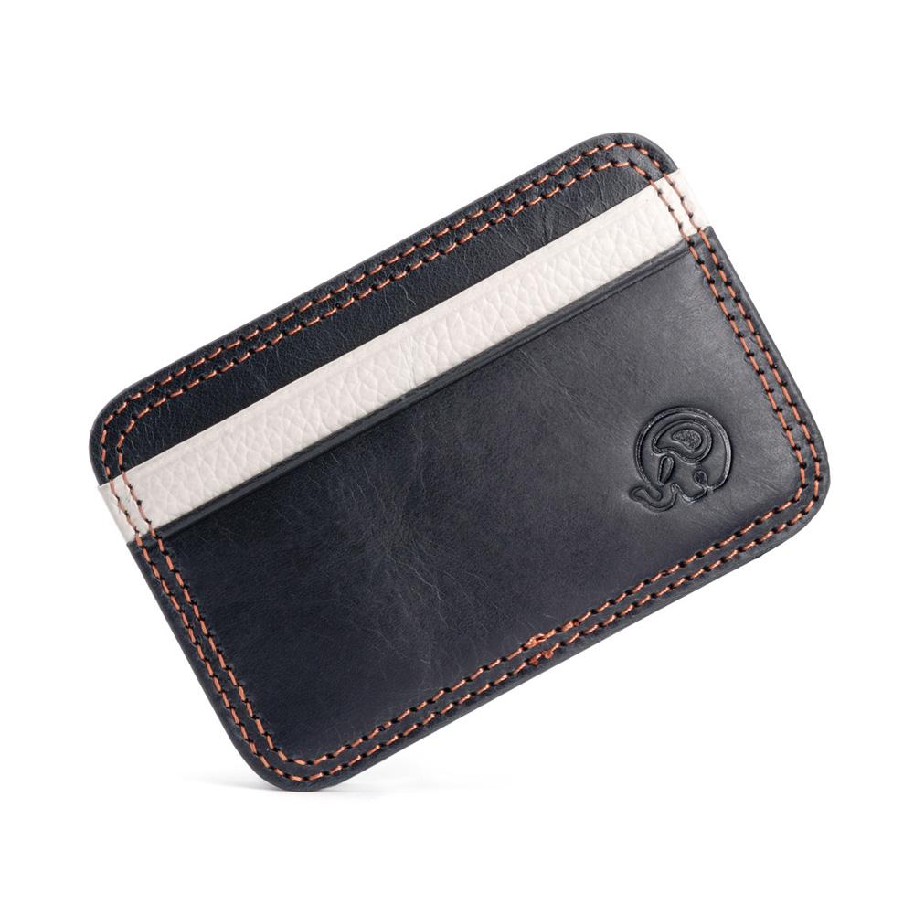 Leather Mens Business Card Holder Wallet Credit Card Personalised  Leather Card Case Sleeves Wallet and Holder