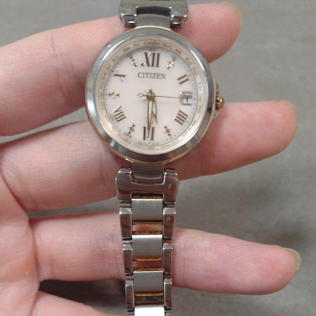 Used CITIZEN xC Citizen Cross Sea Radio Solar Ladies Watch