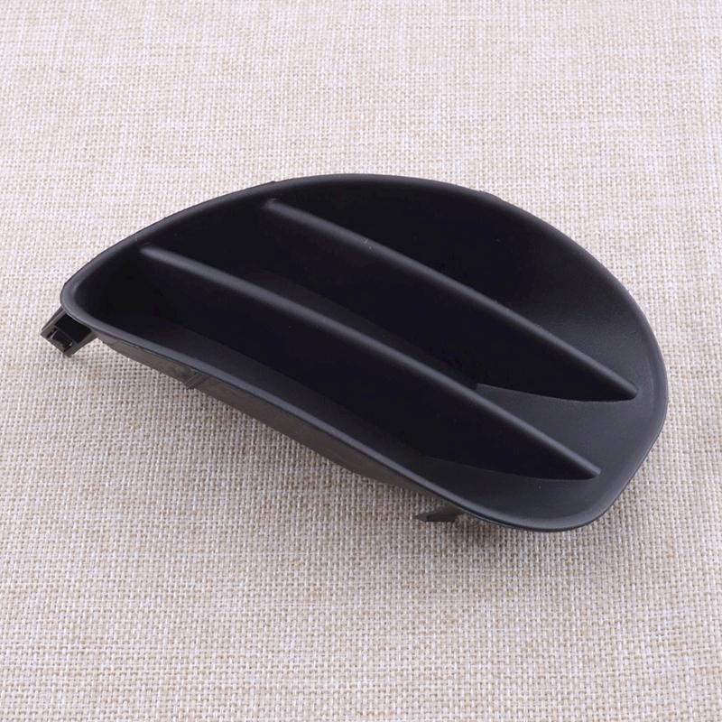 Car Front Left & Right Lower Fog Light Cover Trim Without Hole Black Plastic Fit for Toyota Yaris Hatchback 2007 2008