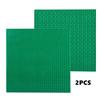 2Pcs 32x32 Dots Double Sided Baseplate for Building Blocks, Classic Brick Board Compatible with Major Brands, Kids DIY Toys
