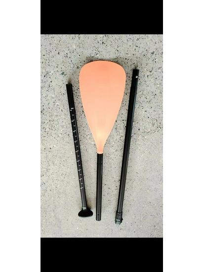 Pala Portátil Desmontable de Aluminio de Tres Secciones para Tabla de Paddle Surf/Tabla de Surf