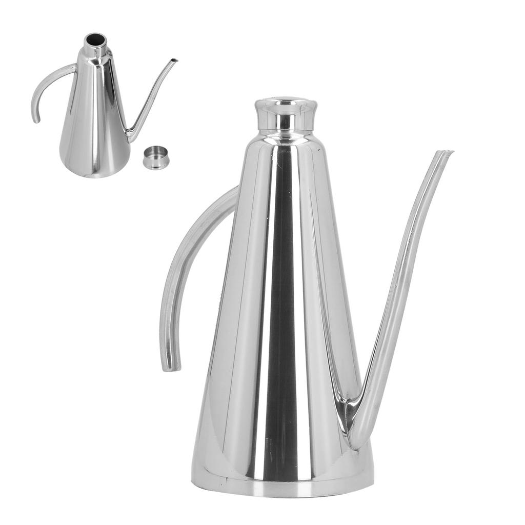 Recipient pentru Ulei din Oțel Inoxidabil Etanș Ușor de Utilizat și Curățat Vas de Uz Casnic pentru Ulei și Oțet