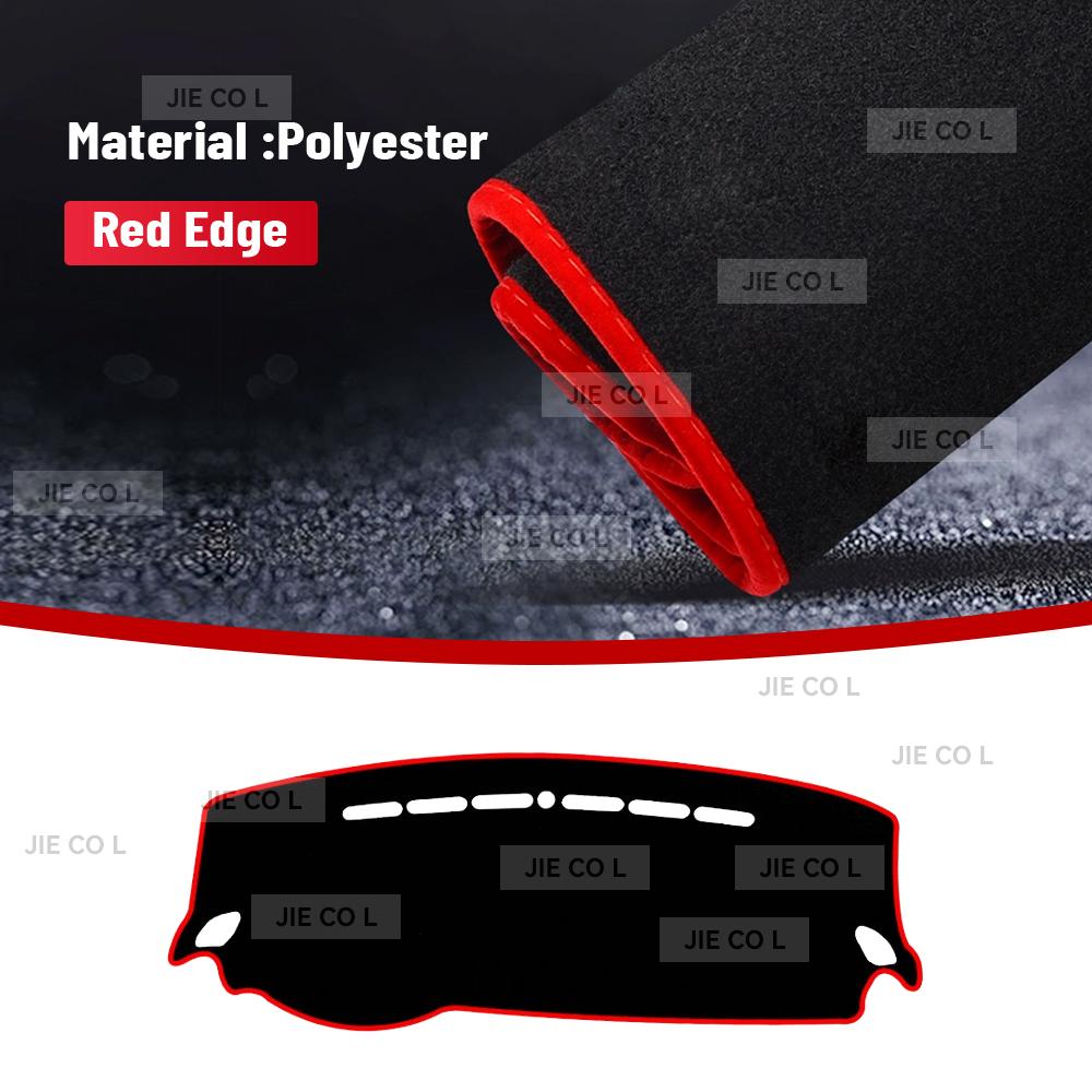 For MG ZS EZS 2017-2024  Car Dashmat Anti-UV Dashboard Cover Dash Mat Sunshade Cushion Carpet Protective Accessories Left rudder driving