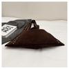 Women's Deerskin Tote with Metal Rivets - Spring/Summer 2025 Casual Shoulder Bag