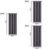 Wholesale Cross-border Full Blackout Fabric Solid Color Balcony Sunscreen Insulation Outdoor Waterproof Window Curtain Finished Punching Curtain