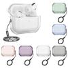 TPU Earphone Case With Lanyard Keychain Clear Case Fashion Earbuds Cover for AirPods Pro 3