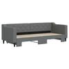 VidaXL Daybed with Pull-out Bed Dark Grey 80x200 Cm Fabric 3197422