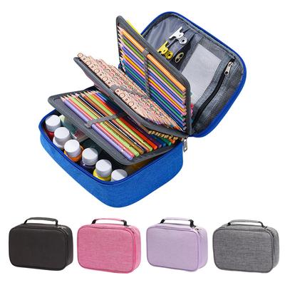 Waterproof Pencil Case Large Capacity Art Supply Organizer 72 Slot Pencil Holder Sketching Tool Bag Student Stationery Storage Durable Zippered Pouch