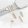 Schmuckarmband Dekorativer Ring Diamant-Anhänger Verzierungen für Apple Watch Armband Uhrenarmband Zubehör