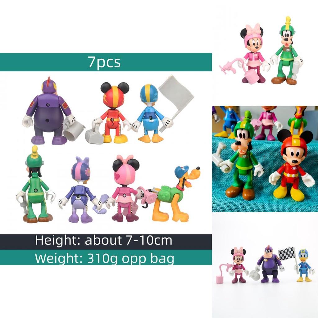 Disney Mickey Mouse Friends Collectible Figure Set Toy Ornament For Kids