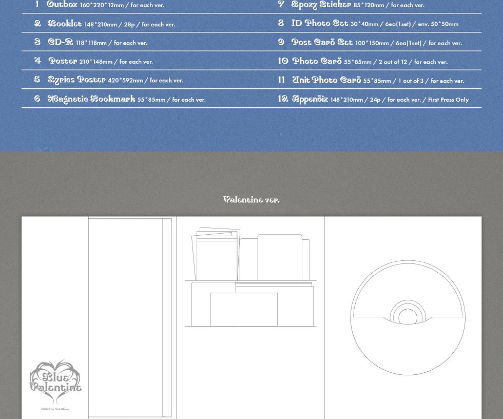 NMIXX [Blue Valentine] 1st Full Album