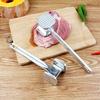 Aluminium Meat Mallets Hammer Tenderizer Textured Grip Meat Mallets Tenderizer Chicken Pounder Large Hammer Kitchen Tool