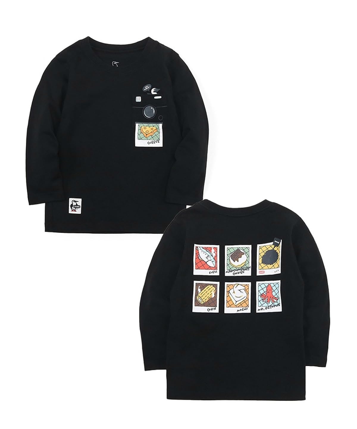 

Retro KD Instant Camera Pocket Brushed T Boys Black [Chums] L/S чорний
