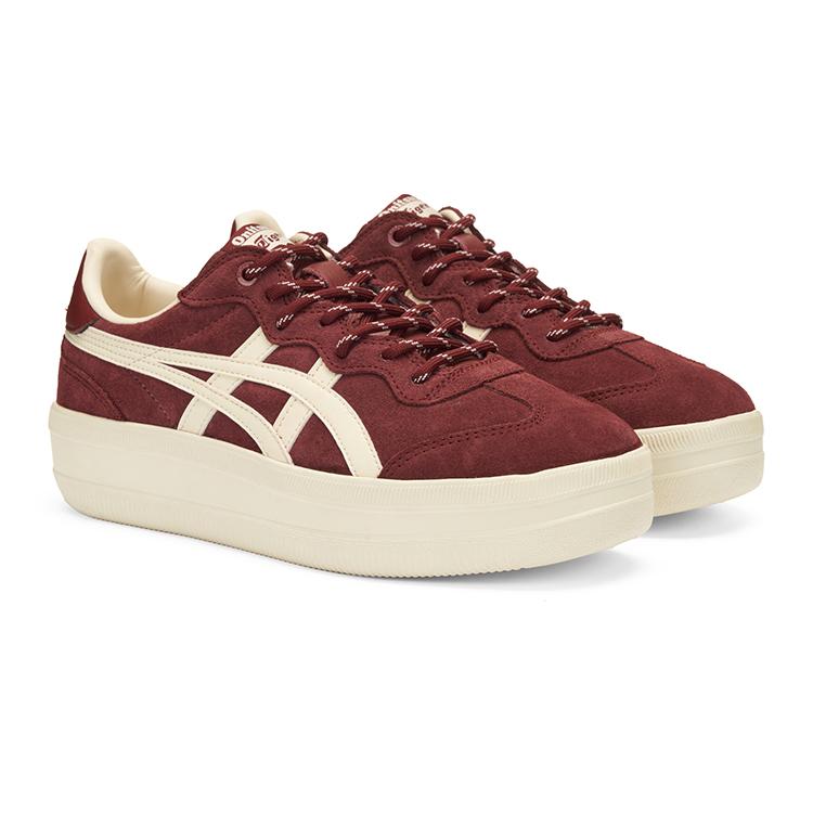 Onitsuka Tiger Tokuten Chunk Retro Versatile Durable Low-Top Lifestyle Casual Shoes Unisex sneaker Burgundy 1183C561-600