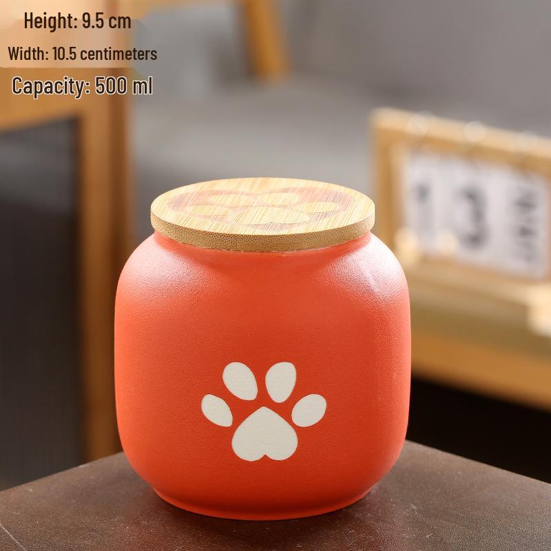 Customizable Ceramic Pet Urn: Sealed Storage Jar for Cats & Dogs
