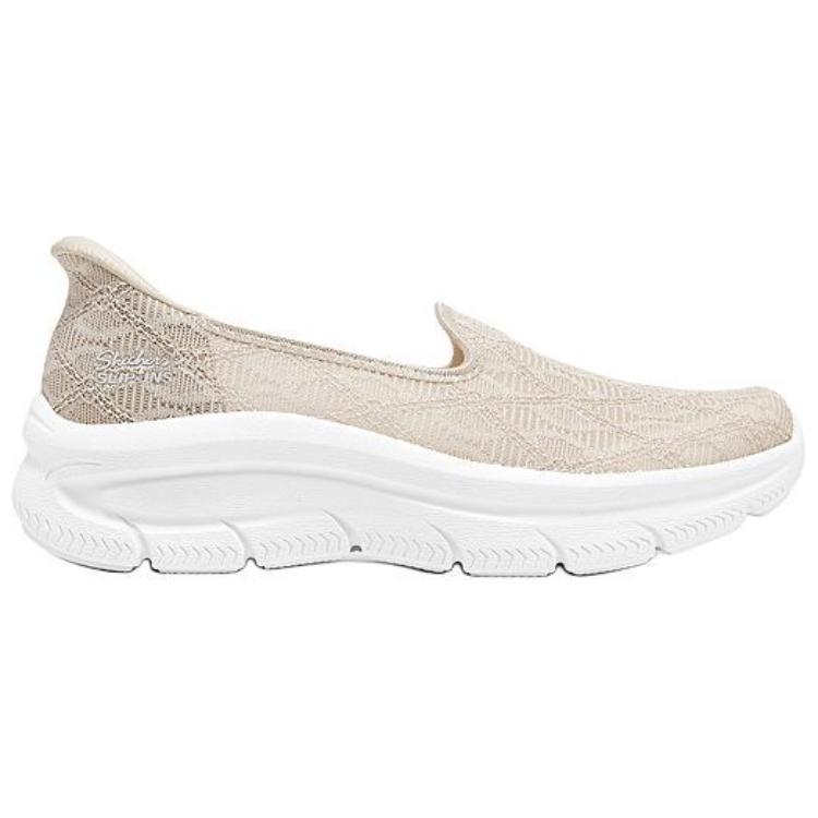 Skechers Modern DLux Comfortable Versatile Low-Top Casual Shoes Women Sneakers Beige 159287-NAT