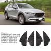4pcs Carbon Fiber Interior Door Bowl Decor Cover Fits for MAZDA CX5 20132018 Left Hand Driving