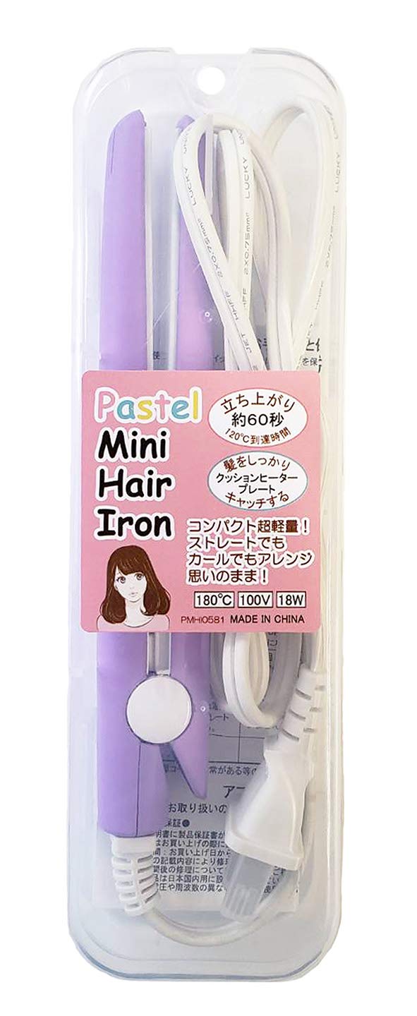 

Pastel mini hair iron (purple)