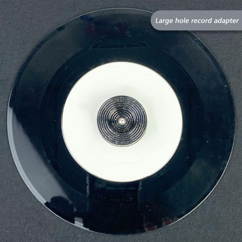 Quick Install LP45 Turntable Adapter ABS Build Vinyls Record Dome Secures Fit Reduces Skipping NoiseFree Playbacks