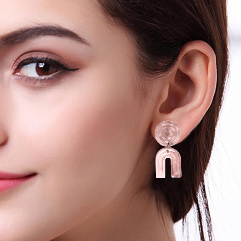 Resin Earring Molds DIY Crystal Epoxy Mold Stripe Shape Homemade Jewelry Silicone Mold for Making Earring Pendant Craft