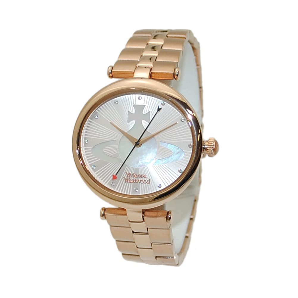 

Vivienne Westwood Women s Orb Silver Rose Gold Case Stainless Steel Watch VV184LPKRS [Parallel Import]