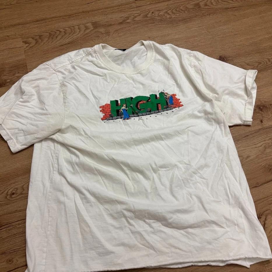 

HIGH Бразилия Футболка Мужская Размер 2XL Белый STREETWEAR СКЕЙТБОРД L