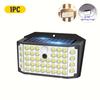 1/2PCS Motion Sensing Smart Light, 132 LEDs, 3 Modes Solar Security Light, IP65, Solar Fence Light for Outdoor, Yard