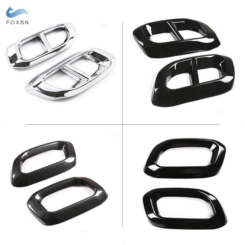 For Mercedes Benz GLE350 GLE450 GLC GLS W167 X253 X167  Car Rear Exhaust Tail Muffler Pipe End Output Cover Protective Trim