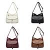 Pu Single Shoulder Bag For Women With Multiple Pockets Crossbody Style For Daily Use