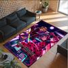 Alfombra de Terciopelo de Cristal Personalizada con Nombre y Texto, Alfombra de Área Antideslizante Miraculous Ladybug Para Decoración del Hogar
