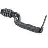 Universal Motorcycle Helmet Lock & Cable Code Combination PIN Locking Carabiner Black