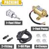 149-2620 Electric Fuel Pump With 149-2314-01 Fuel Filter RV Replacement For Cumm Onan Marquis Gold 5500 5.5KW Gas Generator RV 5500 EVAP Motor E11015