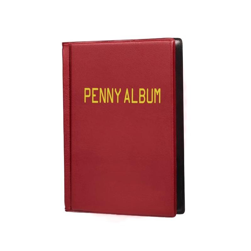 108grid Penny Collection Book Anti-oxidation Dust-proof Easy Care Storing Commemorative Coins Ancient Coins Travel Commemoration