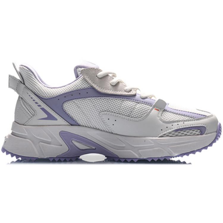 New LiNing Anti Slip Wear Resistant Low Top Casual Running Shoes Women's Bad Little Purple ARLQ002-3