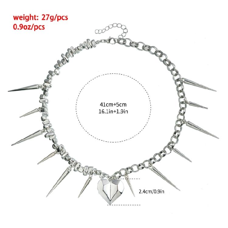 Elegant Irregular Heart Pendant Necklace Designs for Trendy Women Seek Individuality and Romance Daily Casual Use