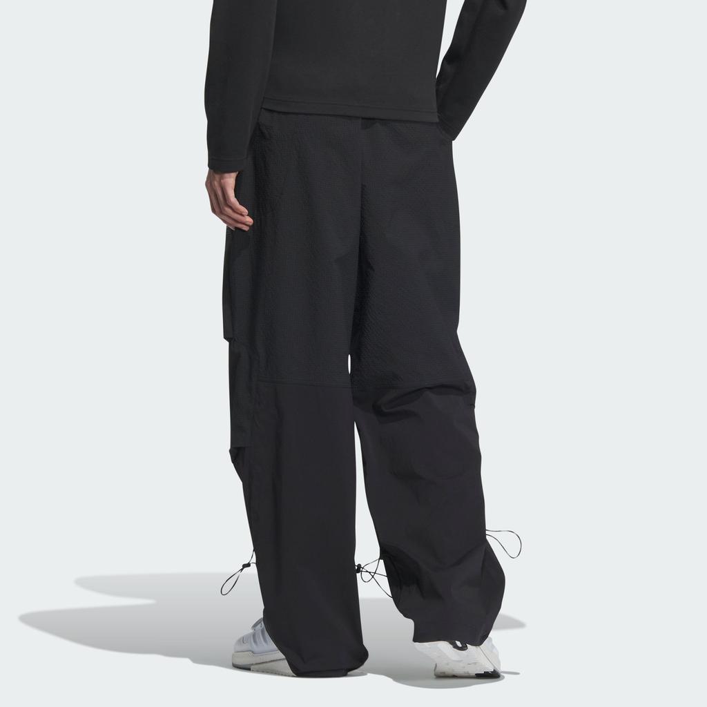 Adidas Fustl Pants 3 Solid Color Wide Leg Sports Casual Pants Men Pants Black IY8014