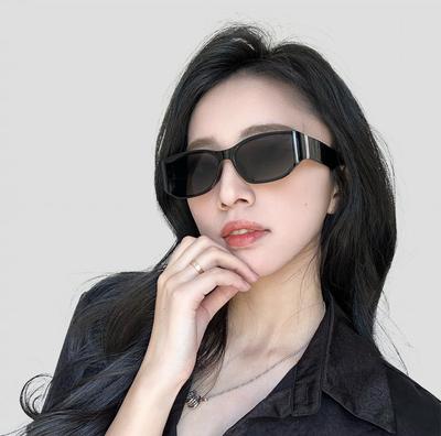 Oglindă curbată, ochelari de soare Cat-Eye, raze anti-ultraviolete de înaltă calitate pentru femei, ochelari de soare versatili, ochelari de soare