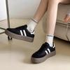 Little white shoes women's platform 2025 spring and autumn new Forrest Gump training shoes versatile casual board shoes muffin lace-up single shoes