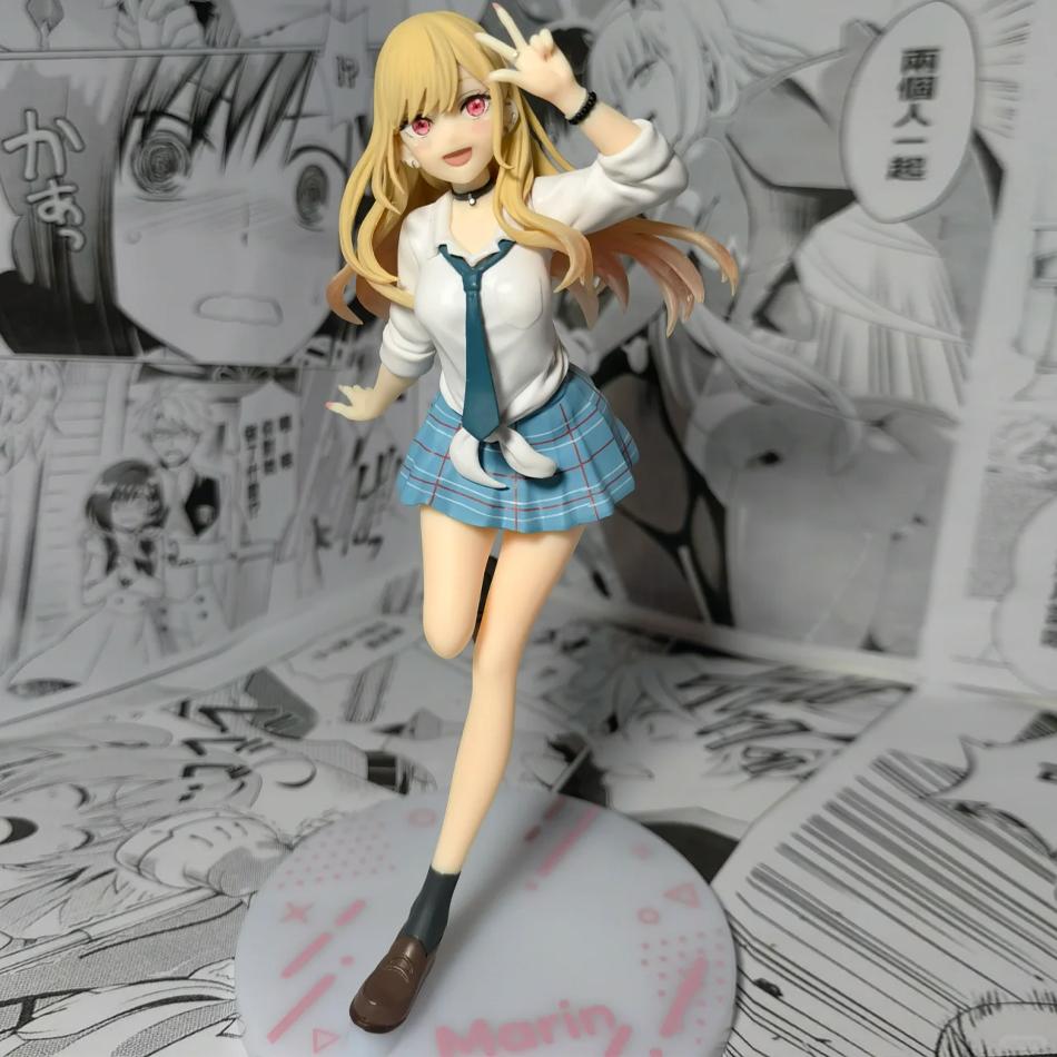 In Stock 18Cm My Dress-Up Darling Anime Figure Black Maid Outfit Kitagawa Marin Action Figure Shizuku Kuroe Figurine Model Toy