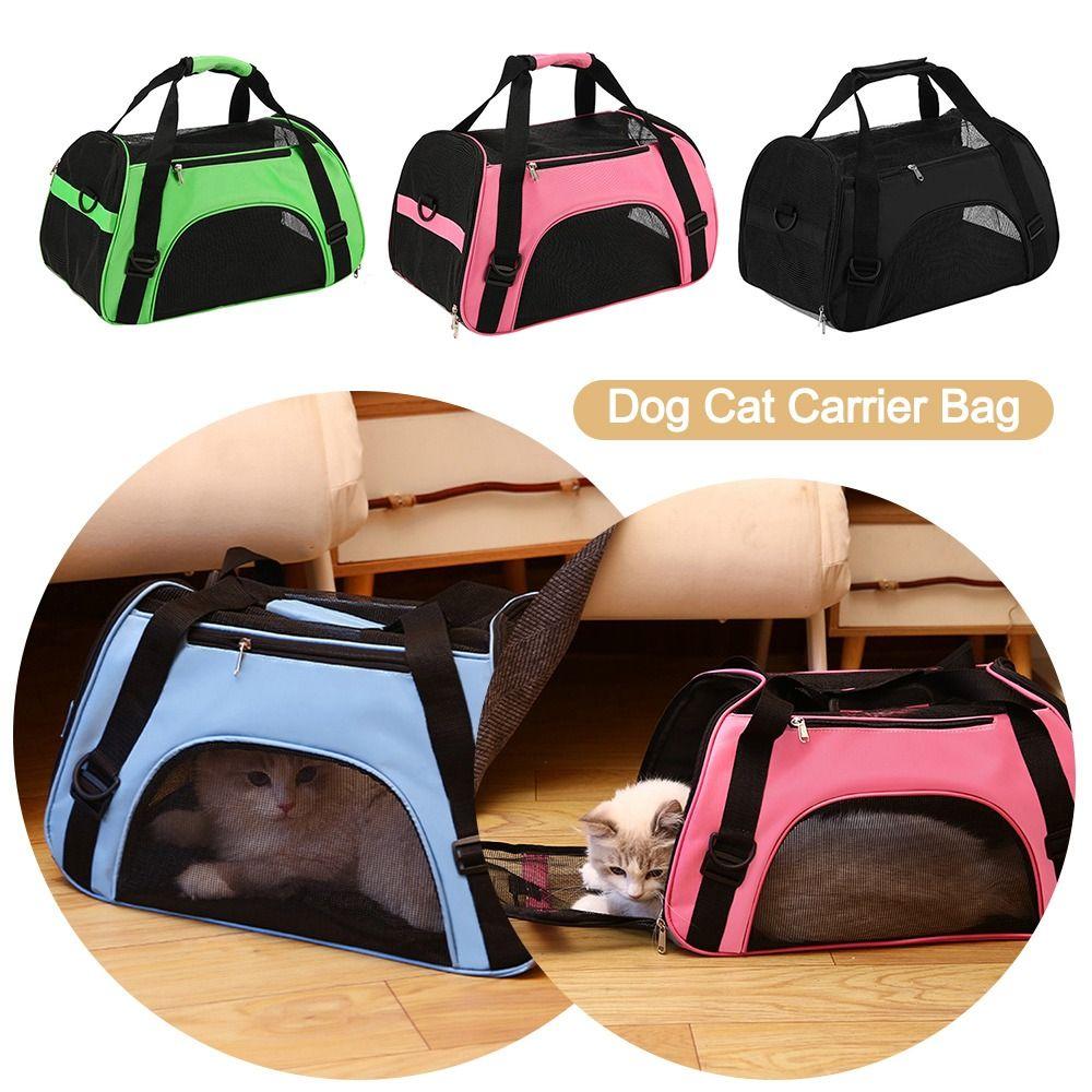 Faltbare Hunde Katzen Transporttasche Netz Kleine Hunde Katzen Hunde Zelt Transportbox Tragbare Transporttasche Outdoor