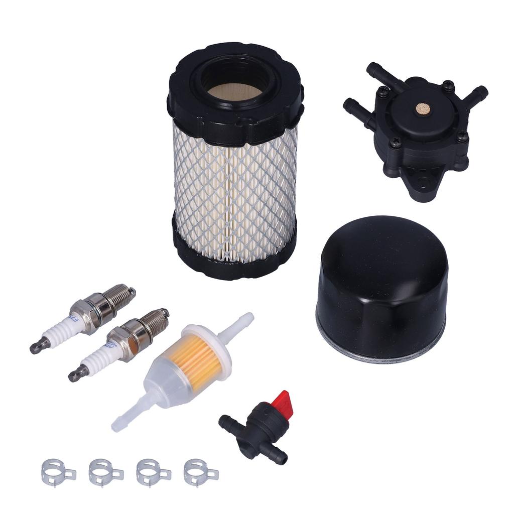 Lawn Mower Air Filter with Fuel Pump Oil Filter Fuel Filter Pre Filter for John Deere D100 D105