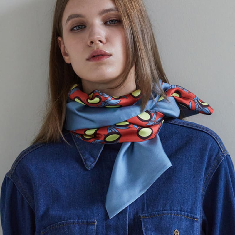 ANA MAISON New jeans Long Petit Twill Scarf [PMLTS-1412]