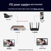 Dahua 4MP PoE Outdoor Night Vision NVR Security Camera Kit CN plug (adapter included)