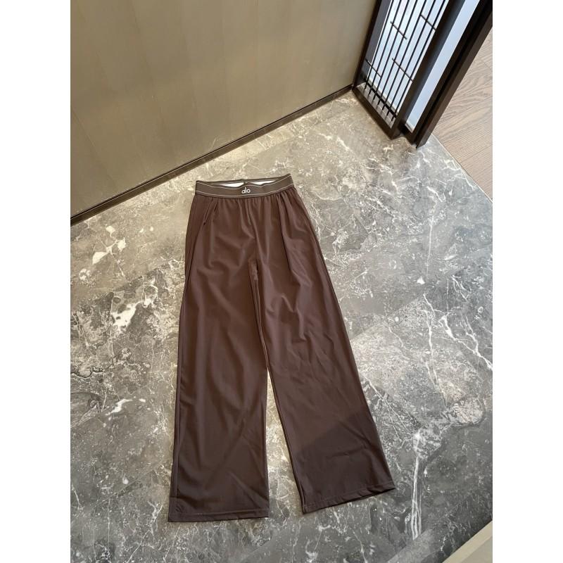 Pantaloni Larghi Ricamati ALO da Donna Casual per Sport all'Aperto Traspiranti