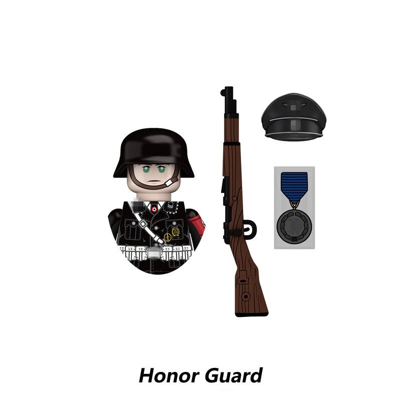 Kids Toys War II Mini Military Soldiers Model Air Force Camouflage Soldiers Airman Weapon Model Suits Boys Birthday Gifts