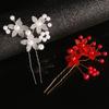 Wedding Accessories Hairpin Hair Jewelry Beautiful Headdress Hair Clip Bride Hairpin Flower Hairpin