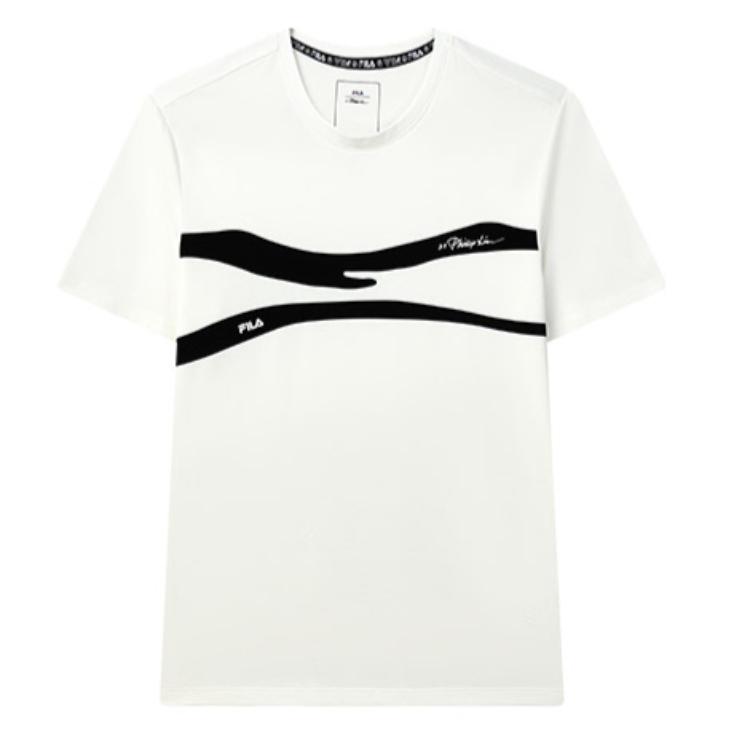 

FILA 3.1 Phillip Lim Minimalist Versatile Comfortable Short Sleeve T-Shirt Men tops White F11M136103F-WT L